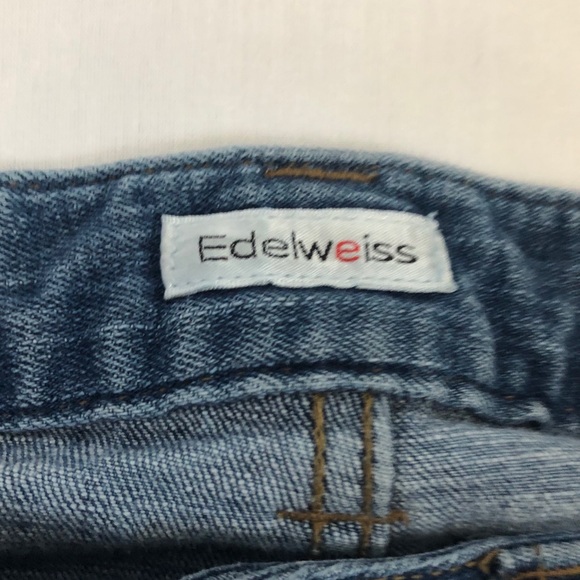 Edelweiss embroidered high waist mom jeans size 29 - Picture 4 of 8